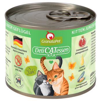 GranataPet DeliCatessen 24 x 200 g - Pack Ahorro - Kitten Ave