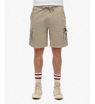 Superdry para hombre. M7110480A Short cargo Contrast Stitch beige (L), Casual, Algodón