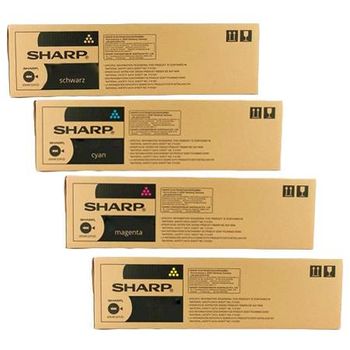 Original Multipack Sharp MX-6051 Printer Toner Cartridges (4 Pack) -MX61GTBA