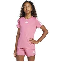 adidas camiseta t-shirt training essentials 3 stripes rose para mujer