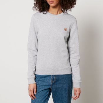 Maison Kitsuné Fox Head Cotton-Jersey Sweatshirt - M
