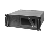 chasis rack 4u lanberg sc01-4504-08b acero 7 bahias 2 ventiladores negro