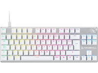 teclado gaming - newskill serike v2 tkl usb tipo a extraible teclas iluminadas con rueda de volumen blanco