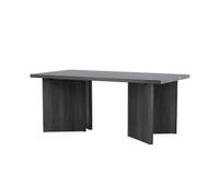 mesa de comedor bassholmen 90x180x75 negro