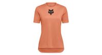 maillot fox ranger head mujer manga corta coral