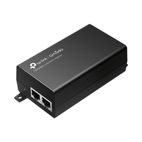 poe injector tp-link poe260s 2p 25gbps 30w pasa datos y alimentacion por el mismo cable hasta 100 m