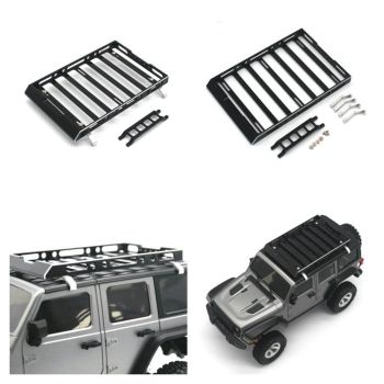 Portaequipajes de simulación de metal mejorado para JJRC C8801 C8809 FMS 1/18 Conejo Rojo Tormenta de Trueno coches RC m