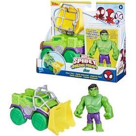 Spidey Set Figura Y Camion Demoledor Hulk