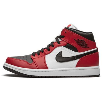 Nike Zapatillas altas 1 Mid Chicago Black Toe para mujer