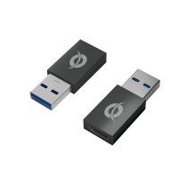 Conceptronic DONN10G cambiador de gÃ©nero para cable USB A USB C Negro