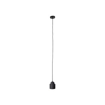 Lámpara colgante de hormigón negro
