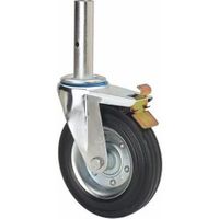 rueda giratoria andamio 230kg con freno 200mm goma ruedas alex