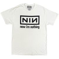 nine inch nails camiseta now im nothing para hombre