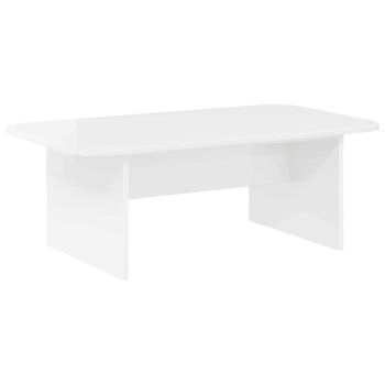 Mesa De Café - Mesa De Centro - Mesa Baja Brillante 93 X 53 X 33 Cm Madera De Ingeniería