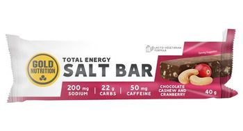 Goldnutrition energia total barrita salada chocolate anacardo 40g