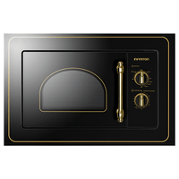 horno microondas integrable infiniton imw-ru20 20 litros con grill negro