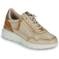 carmela zapatillas 162430-beige para mujer