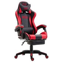 silla de oficina racing ignite simil cuero negrorojo 58x66x121 cm clp