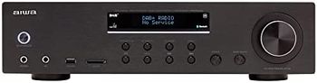 Aiwa AMR-200DAB/BK: Amplificador, Receptor AV Dab+, con Bluetooth 5.0, 200W, Puerto USB, Lector Tarjeta SD. Color: Negro