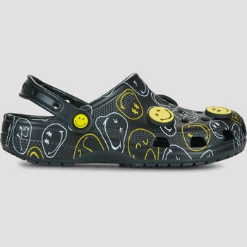 Crocs Zuecos Smiley Classic Clog para mujer