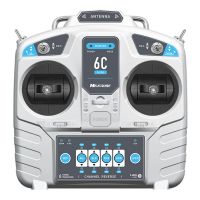 microzone mc6c mini 24 ghz mando a distancia 6 canales con receptor mc7re-v2 para aeronave rc modelo avion fijo fpv rac