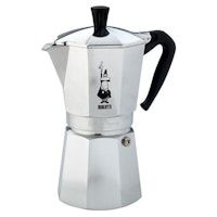 bialetti moka express 055 l aluminio negro