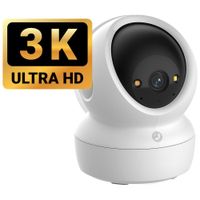 ezviz - camara ip h6c 3k para vigilancia interior con vision nocturna deteccion ai y rotacion de 350 en resolucion 2880 x 1620 p