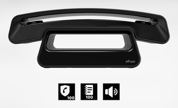 TELEFONO SOBREMESA ALCATEL EPURE ICONIC BLACK