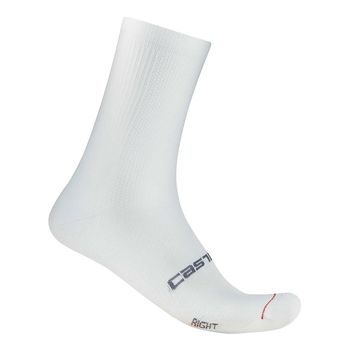 Calcetines Castelli Espresso 18 Blanco, Talla S/M