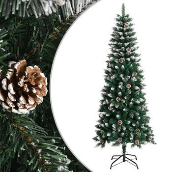 Árbol De Navidad Artificial Con Soporte Pvc Verde 210 Cm Vidaxl