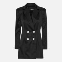rotate birger christensen satin blazer dress - dk 42uk 14