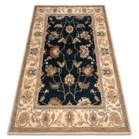alfombra de lana polonia loare marco velvet azul oscuro 170x235 cm