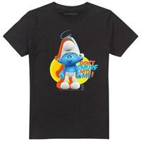 the smurfs camiseta dont smurf with me para mujer