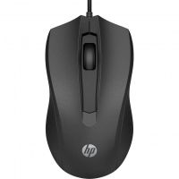 raton hp wired 100 cable usb 1600 dpi negro ambidiestro oficina