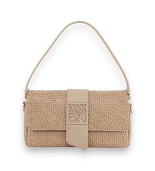 A|X Armani Exchange para mujer. XW002592AF22628U6223 Bolso Windy beige (OSFA), Casual, Poliéster