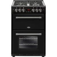 belling farmhouse 60g 60 cm gas cooker - black black