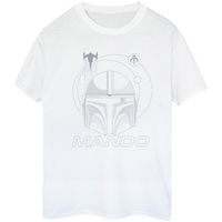 disney camiseta manga larga the mandalorian para mujer