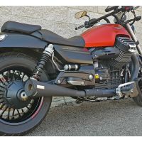 silenciador de escape moto guzzi california 1400 audace e4 mass custom par