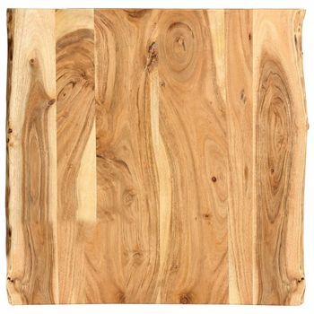 Superficie De Mesa De Madera Maciza De Acacia 58x(50-60)x2,5 Cm Vidaxl