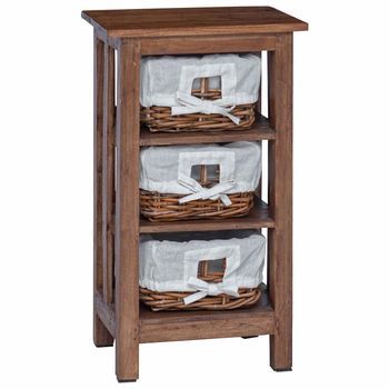 Mesa Lateral Marrón 38 X 28 X 72 Cm Madera Maciza De Caoba Vidaxl