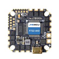 controlador de vuelo jhemcu ghf722aio hd f7 osd blackbox de 255x255mm con bec de 5v y esc 40a bls 4en1 de 2-6s compat