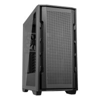 gabinete pc cougar gaming cgr-5c78b midi tower atx vidrio templado usb-c negro