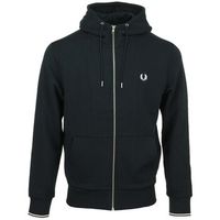 fred perry chaqueta deporte hooded zip through sweatshirt para hombre
