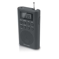 pocket pll radio fmmw 40 preset stations black