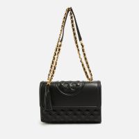 tory burch womens fleming convertible shoulder bag - black