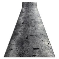 alfombra de pasillo con refuerzo de goma marl hormigon gris 80 cm 80x1050 cm
