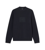 ax armani exchange para hombre xm002395af19936ub101 sudadera regular fit gris oscuro m casual poliester manga corta
