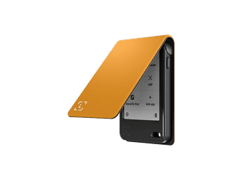Funda - Ledger Nano Gen5 Magnet Folio, BTC OrangeBTC Orange