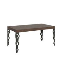 mesa extensible karamay premium 140400x90 cm patas nogal antracita
