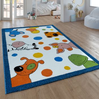 Alfombra infantil Die lieben sieben blanco 140x200 cm